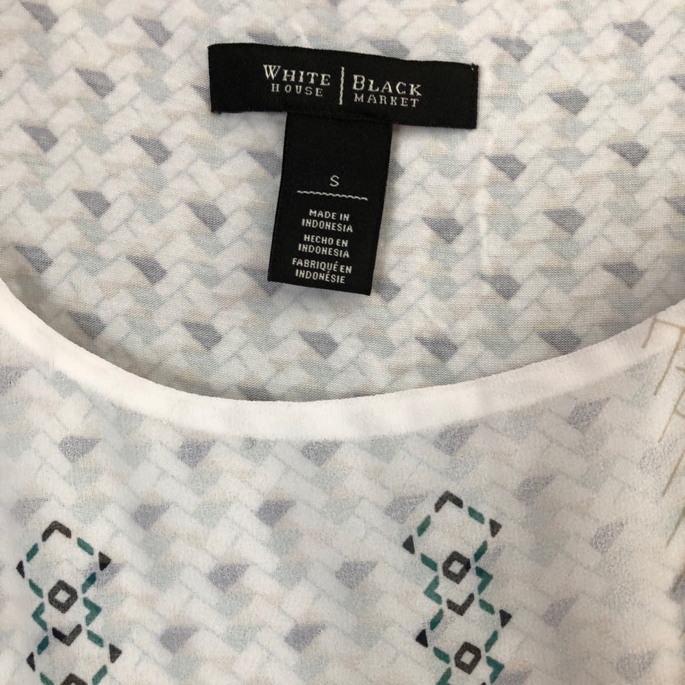 WHITE HOUSE BLACK MARKET Sleeveless Blouse - Picture 4 of 5